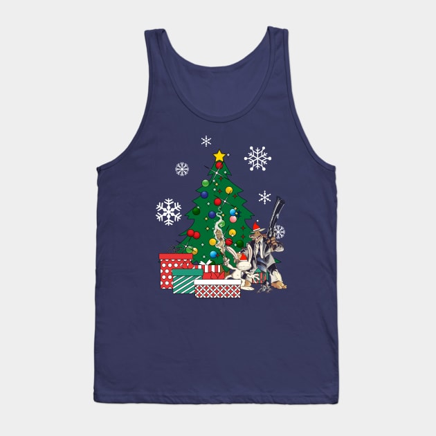 Sam And Max Around The Christmas Tree Tank Top by Nova5